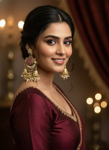 Raga Veena Heritage Danglers