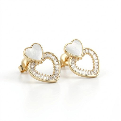 Amoura Heart Studs