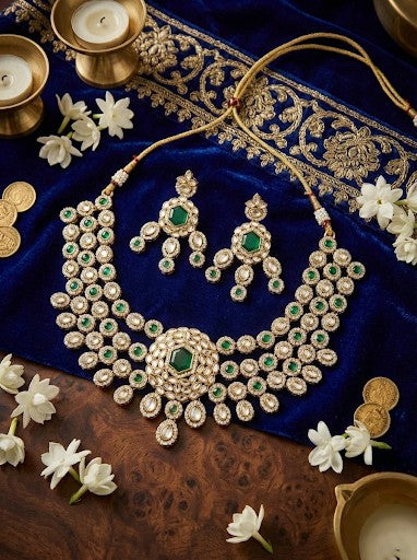 Ishani Kundan Statement Necklace