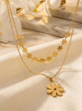 Golden Bloom Pendant